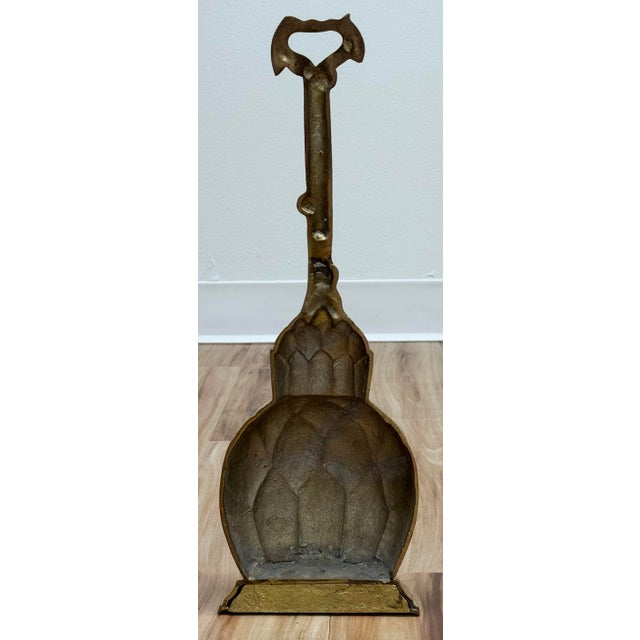 Late 20th Century Oversize Vintage Brass Pineapple Doorstop For Sale - Image 5 of 7