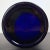 Wood Large Chinese Peking Glass Cobalt Blue Guanyinzun For Sale - Image 7 of 8
