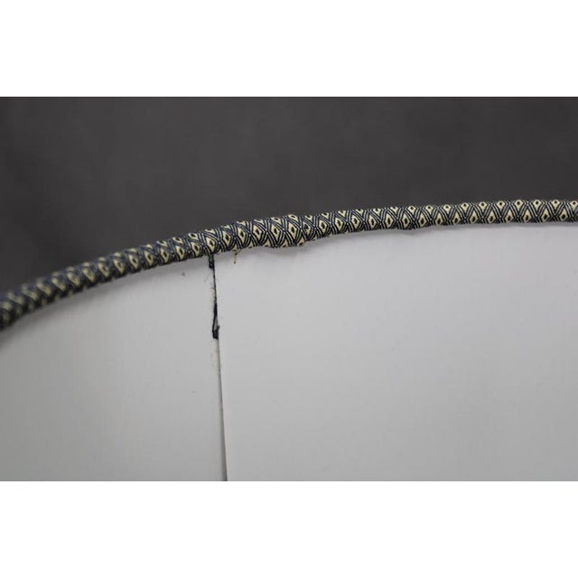 Vintage Italian Glass Table Lamp with Fabric Lamp Shade from VeArt, 1970s For Sale - Image 10 of 13