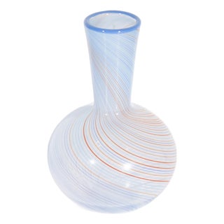 Dansk Glass Swirl Vase For Sale