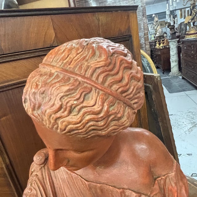 Antique Terracotta Sculpture, 1800 For Sale - Image 3 of 16