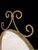 Gold Vintage Italian Florentine Hollywood Regency Gold Gilt Wrought Iron Twisted Rope Metal Cheval Standing Floor Mirror For Sale - Image 8 of 14
