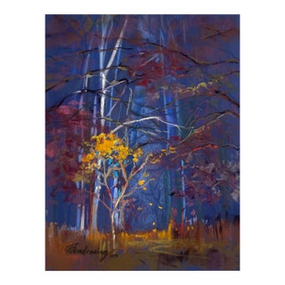 Susan Glendenning Nocturne Landscape Pastel For Sale