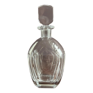 Late 20th Century Orrefors Swedish Crystal Decanter
