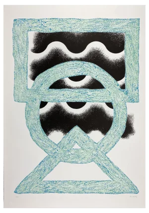 Kumi Sugaï, Oni, Color Lithograph, 1985