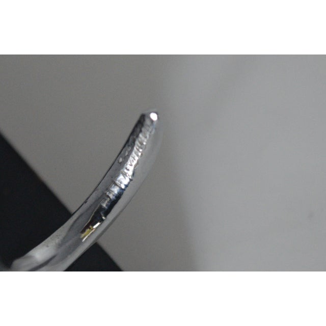 Chrome Laszlo Hoenig Attribute Greyhound Sculpture For Sale - Image 8 of 10
