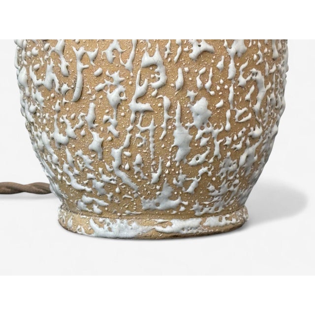 Ceramic Jean Besnard, French Art Deco, Ceramic, Table Lamp, France, 1960s For Sale - Image 7 of 10