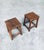 Set of Belgian Hand Crafted Wooden Stools, 1940s For Sale - Image 13 of 18