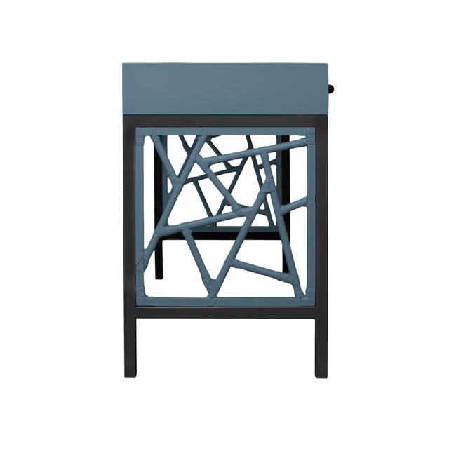 Not Yet Made - Made To Order Tiffany Writing Desk - Regatta Blue For Sale - Image 5 of 9