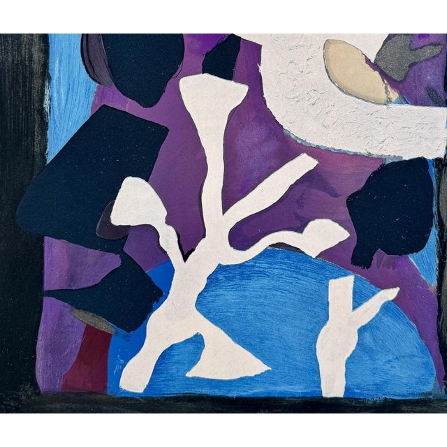 Georges Braque, Bird with Lotus, 1967, Color Lithograph For Sale - Image 5 of 7