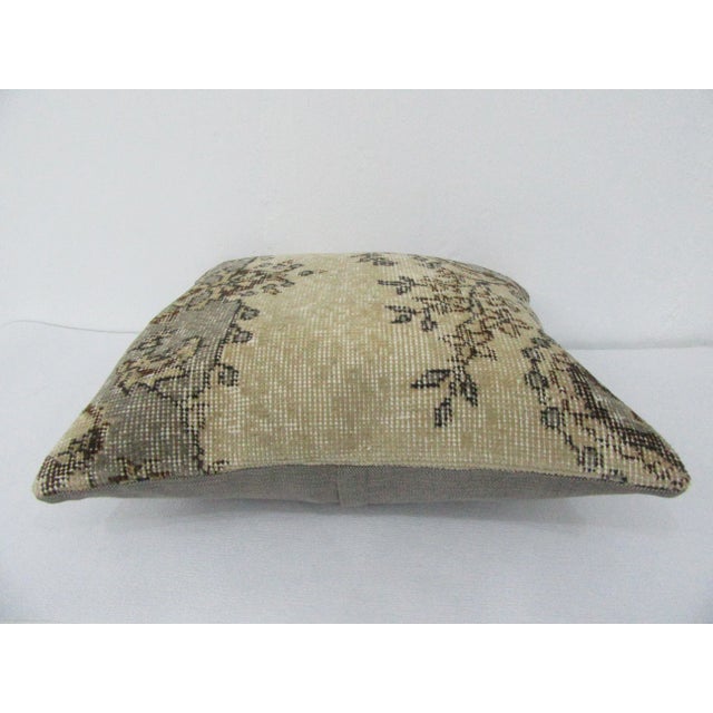 This is a pillow cover made from a vintage kilim rug. The piece was properly washed and ready to use. Pillow inserts not...