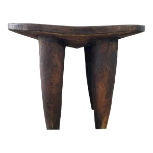 African Carved Wood Senufo Table/Stool