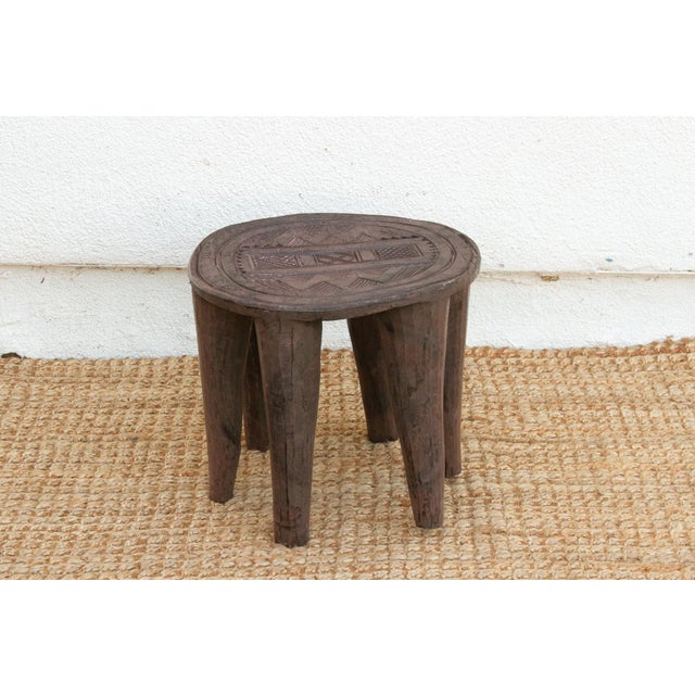 1950s Blackened Forest Wood Nupe Table For Sale - Image 5 of 8