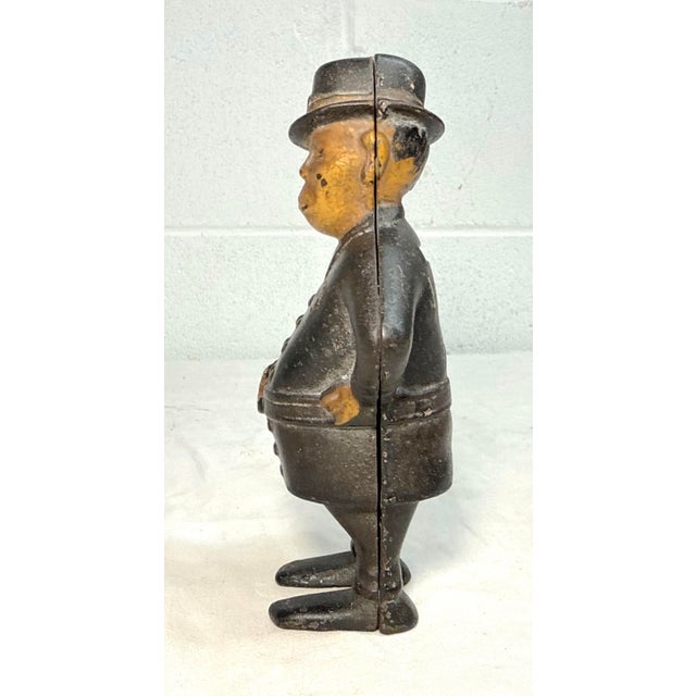 Metal Antique 1900 Cast Iron Still Coin Bank Mulligan the Policeman Cop a.c Williams For Sale - Image 7 of 12