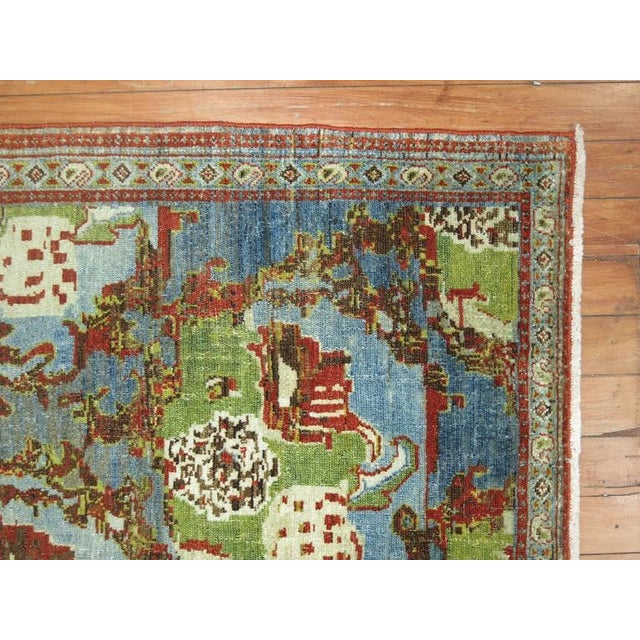 Antique Zabihi Collection Mini Persian Senneh Rug - 2'1" x 3'2" For Sale - Image 4 of 7