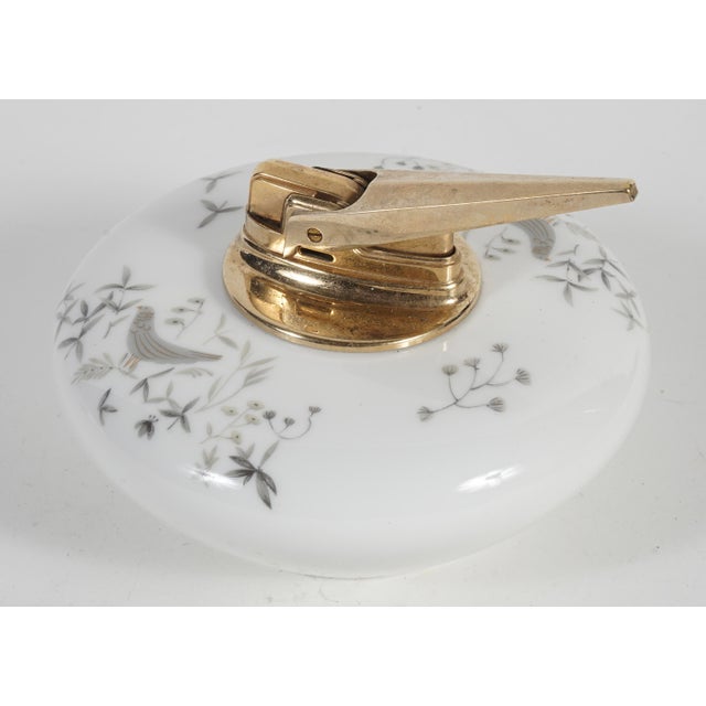 Rosenthal Vintage Ronson Porcelain Table Lighter by Rosenthal For Sale - Image 4 of 7
