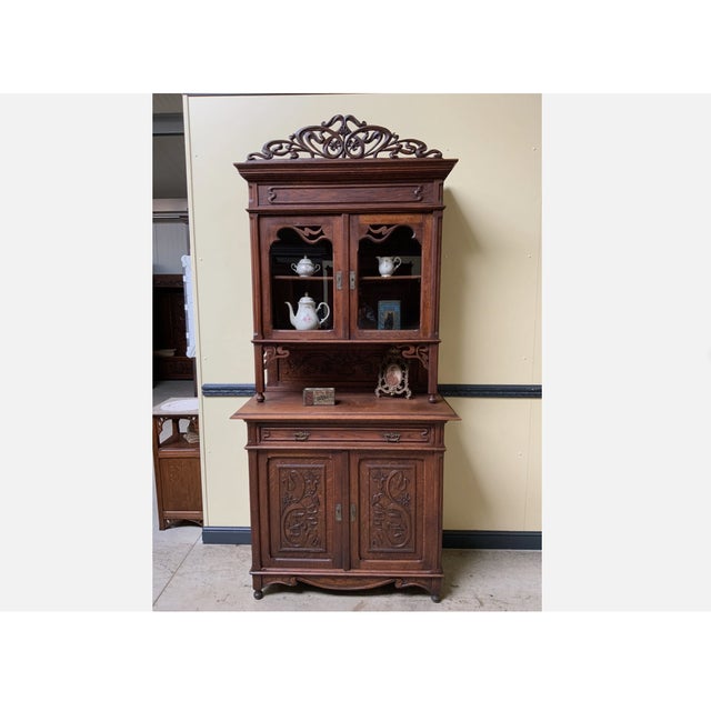Antique Art Nouveau Buffet, 1900s For Sale - Image 4 of 9