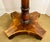 Brown Louis XV Style Marquetry Square Pedestal Table For Sale - Image 8 of 8