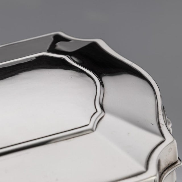 20th Century English Silver Casket, Sheffield, 1915 For Sale - Image 13 of 18