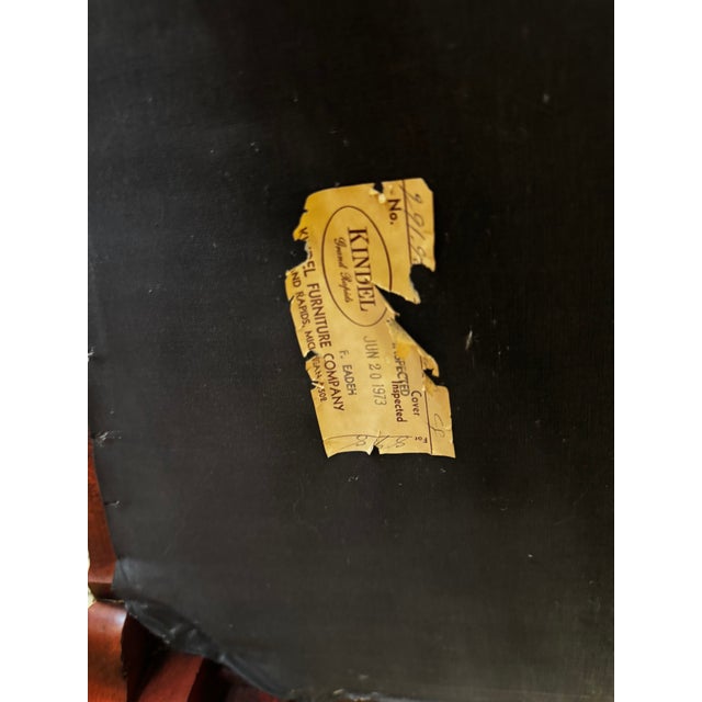 Kindel Furniture 1980s Chinoiserie Kindle Painted Chair For Sale - Image 4 of 4