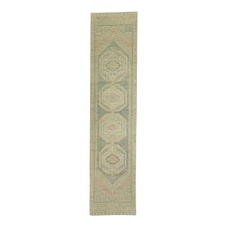 Turkish Oushak Rug 2'11" x 12'7" #20262 For Sale