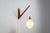 This vintage Danish suspended wall lamp captures the refined simplicity and craftsmanship associated with mid-century...