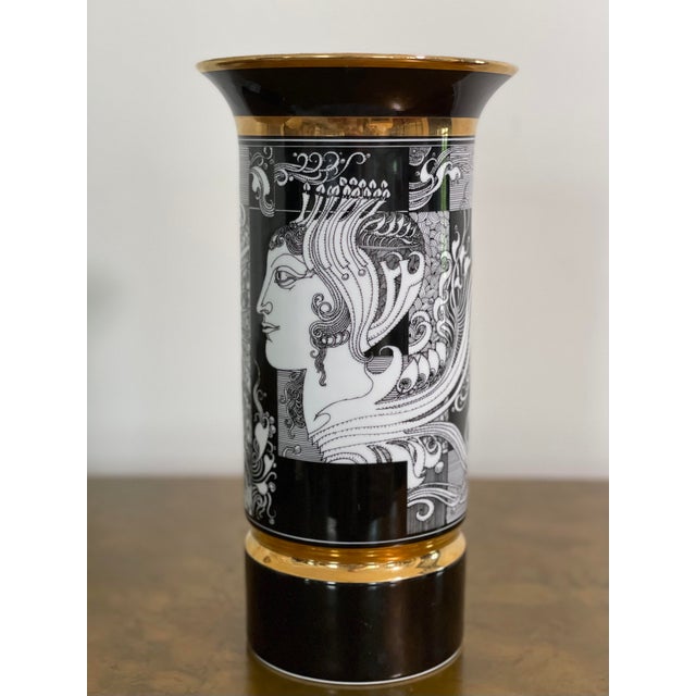 Mid 20th Century Endre Szasz for Hollóháza Art Deco Style Porcelain Grouping - 4 Pieces For Sale - Image 5 of 12