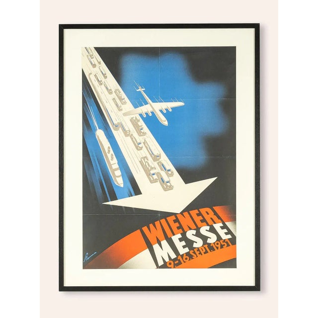 Wiener Messe Poster, 1950s For Sale - Image 4 of 8