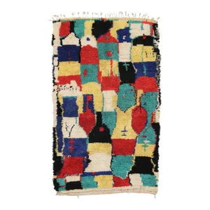Vintage Moroccan Azilal Rug - 04'06 x 07'00