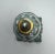 Vintage French Provincial Ornate Decorative Finial in French Blue & Gold For Sale - Image 4 of 12