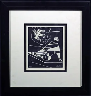 Neal Doty Cleopatra Custom Framed Hand Signed Art Lithograph