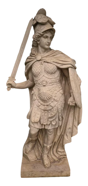 Italian Artist, Sculpture of Minerva, 1920, Marble