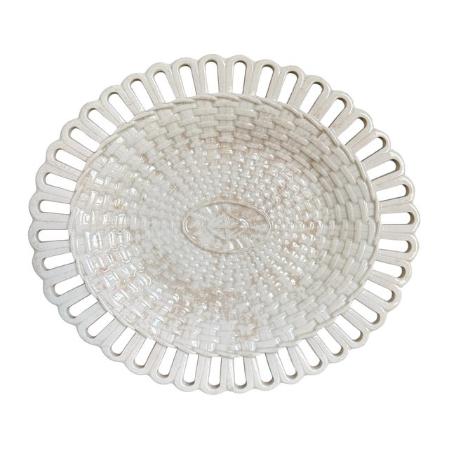 English Pair of 19th Century Wedgwood Creamware Platters For Sale - Image 3 of 18