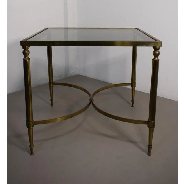 1950s Coffee Table in Brass, Italy, 1950s For Sale - Image 5 of 10
