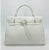 Early 21st Century Hermes Kelly Flat 35 White Swift Silver PDH For Sale - Image 5 of 12