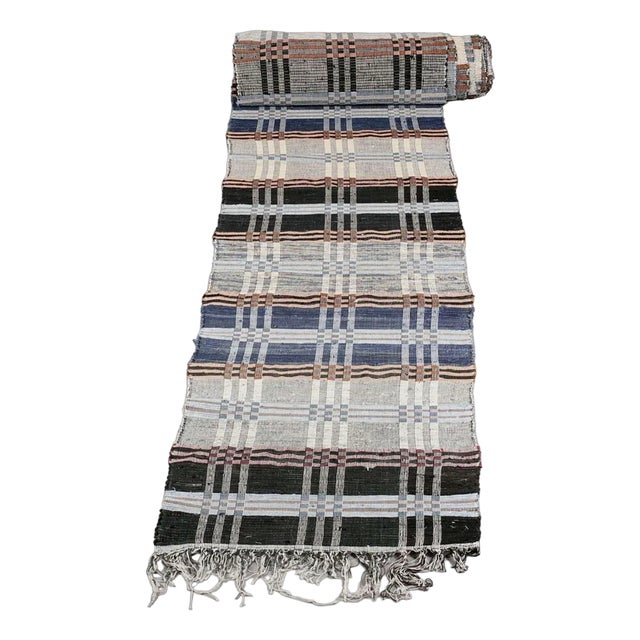 Vintage Swedish Trasmatta Rug, 1960s For Sale