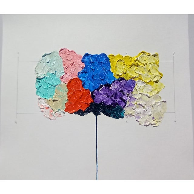 Contemporary 15' X 20' Framed Organic Modern Original Flower Painting by Diane Grant For Sale - Image 3 of 8