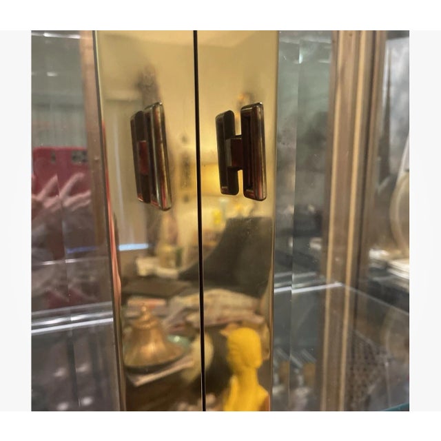 1970s MCM Vintage Mid Century MasterCraft Vitrine #1 For Sale - Image 5 of 17