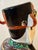 Red Lu Xing Chinese Polychrome Glazed Porcelain Statue For Sale - Image 8 of 15