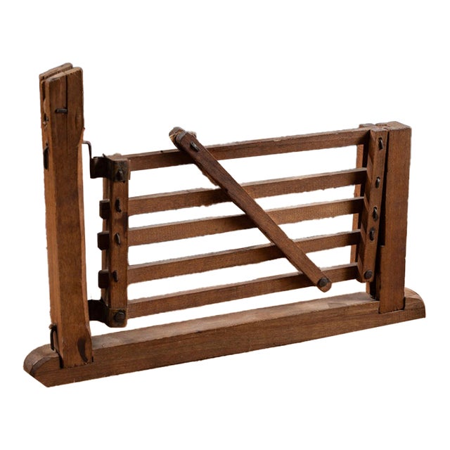 Early 20th Century Wooden Farm Gate Salesman Sample Working Model For Sale