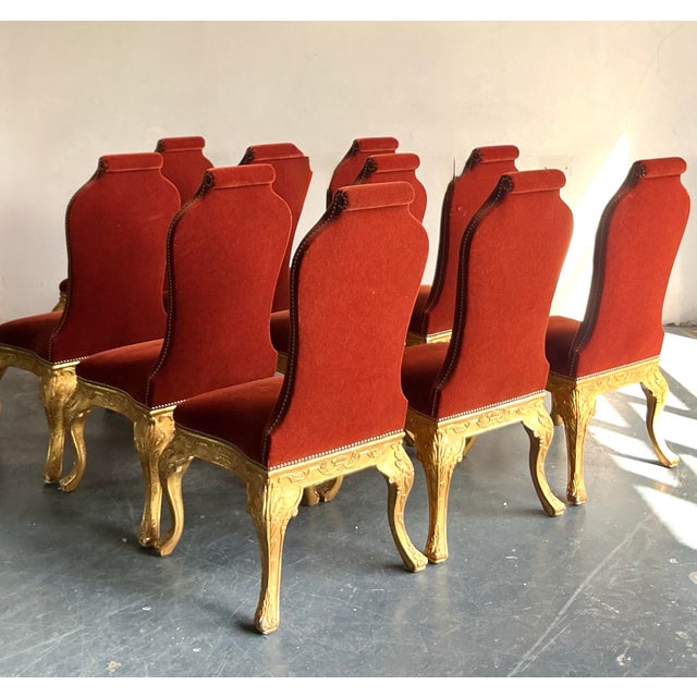Vintage Boho Dennis and Leen Baroque Dining Chairs After- Set of 10 For Sale - Image 10 of 10