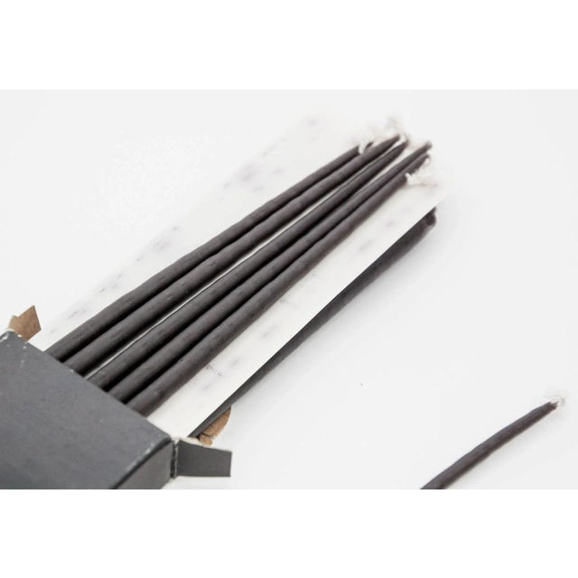 Vintage Dansk 16" Purple Tiny Taper Candles Set of 11 in Box For Sale - Image 9 of 12