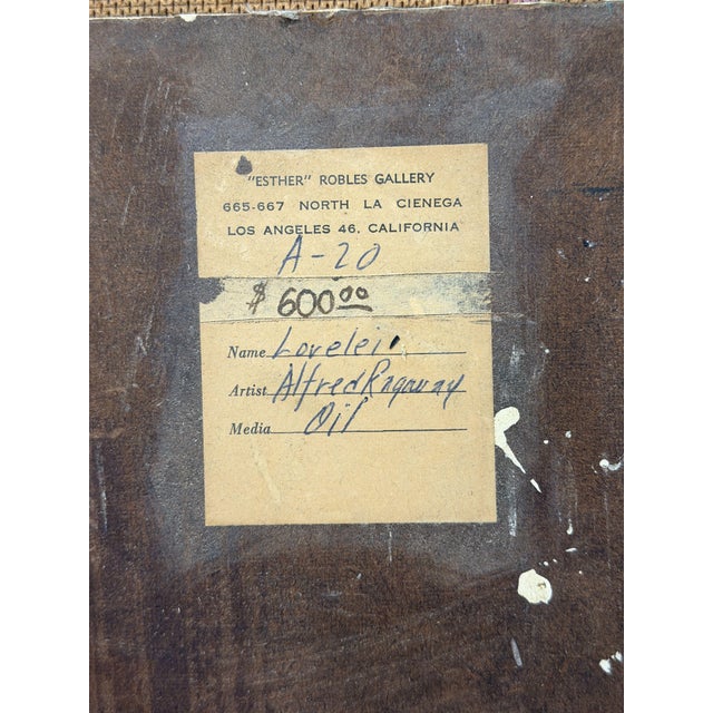 Alfred Rogoway, Figurative Composition, 1960, Oil Painting For Sale - Image 4 of 9