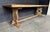 Large French Bleachers Oak Farmhouse Dining Table, 1925 For Sale - Image 14 of 17