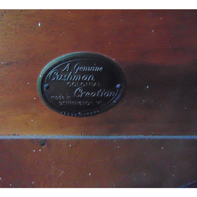 Mid 20th Century Cushman Colonial Tradition Style Maple Mirror For Sale - Image 5 of 7