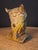 Vintage Cast Iron Owl on Stump Still Bank Gold Finish 3.7" Moore Pg 90 #599 For Sale - Image 12 of 18