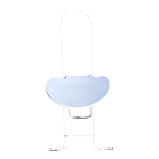 1970s Gastone Rinaldi for Thema Dafne Italian Folding Chair For Sale