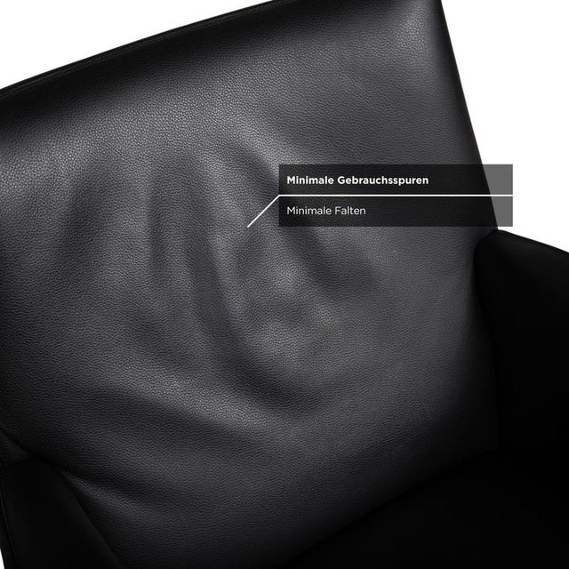 Chair in Black Leather from Wittmann For Sale - Image 9 of 15