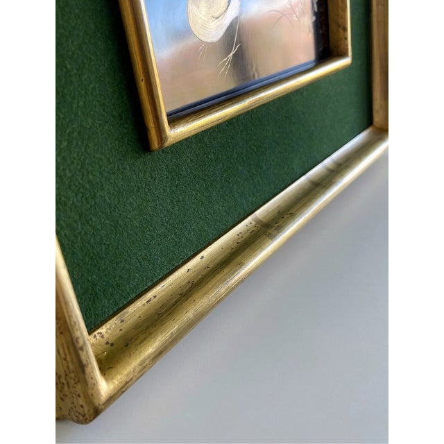 Inlaid Japanese Lacquer Painting of Sekirei Bird by Koshi-San, 1970s For Sale - Image 9 of 13