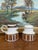 Vintage Mid-Century Modern Midwinter Pottery Creamer and Lidded Sugar Bowl Set, Hand-Painted in England For Sale - Image 9 of 9